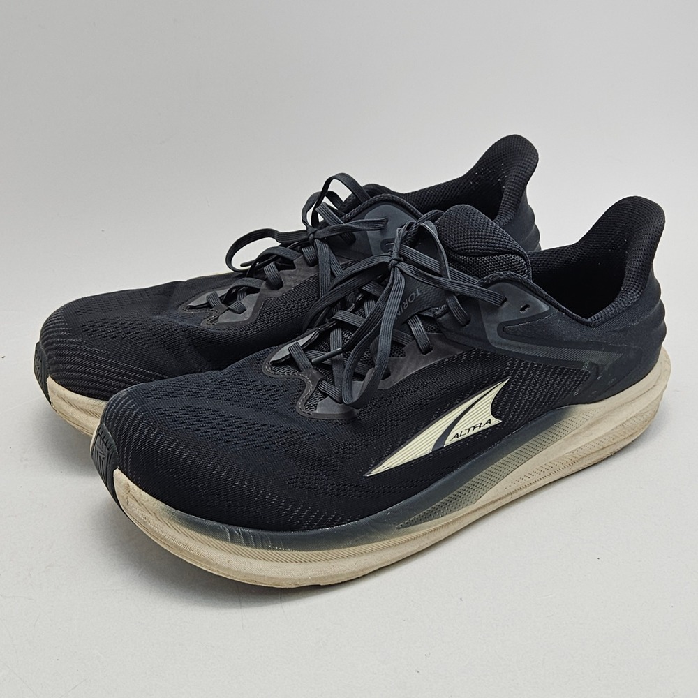 No Insoles Altra Torin 7 Running Shoes Mens 14 Wide Black White Zero Drop Road